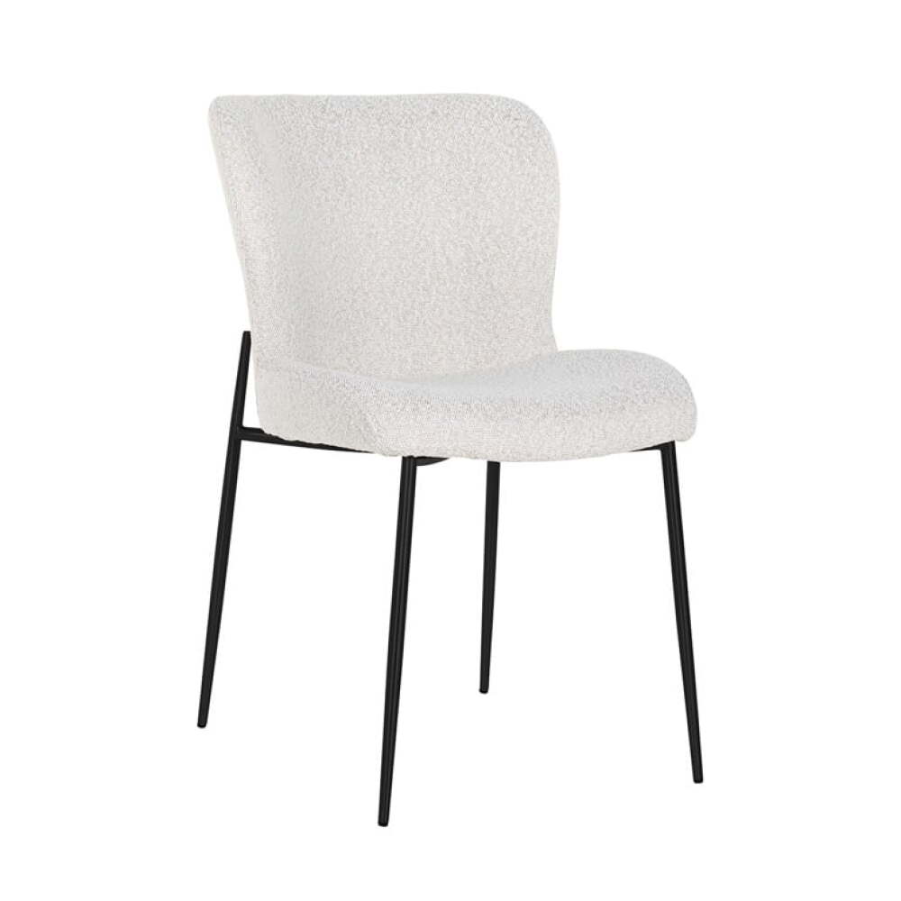Valgomojo kėdė DARBY WHITE BOUCLE, Lima Design, Valgomojo baldai, Valgomojo kėdė DARBY WHITE BOUCLE