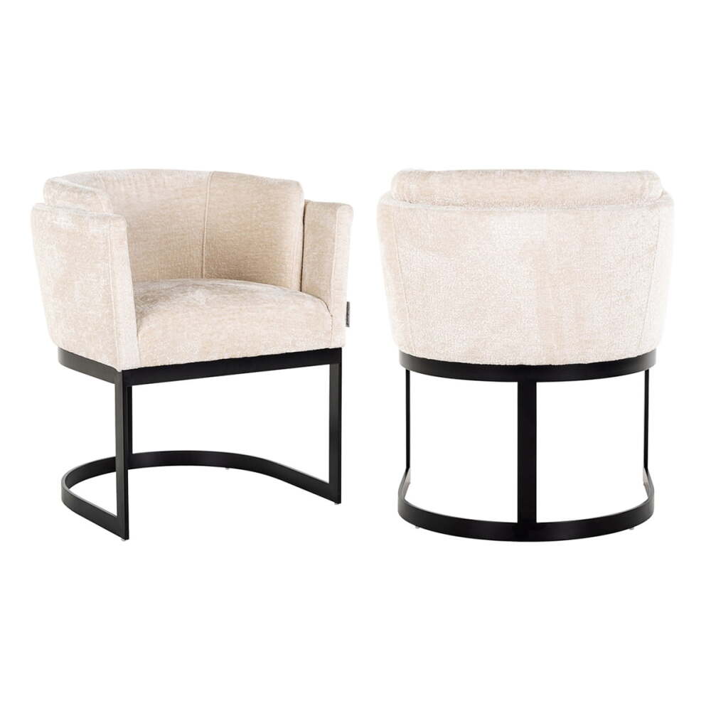 Valgomojo kėdė EMERSON WHITE CHENILLE, Lima Design, Valgomojo baldai, Valgomojo kėdė EMERSON WHITE CHENILLE