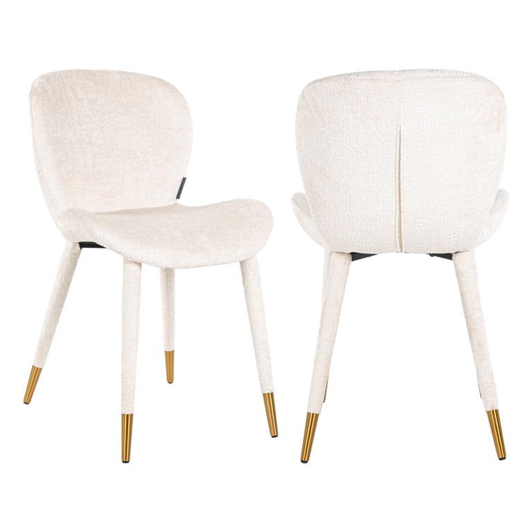 Valgomojo kėdė Sara WHITE CHENILLE 1 Valgomojo kėdė Sara WHITE CHENILLE, Lima Design, Valgomojo baldai, Valgomojo kėdė Sara WHITE CHENILLE