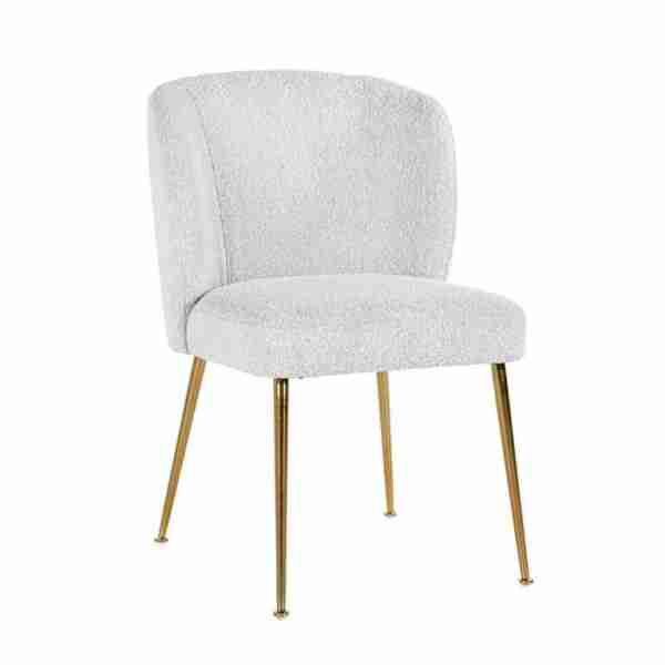 Valgomojo kėdė CANNON BOUCLE WHITE, Lima Design, Valgomojo baldai, Valgomojo kėdė CANNON BOUCLE WHITE