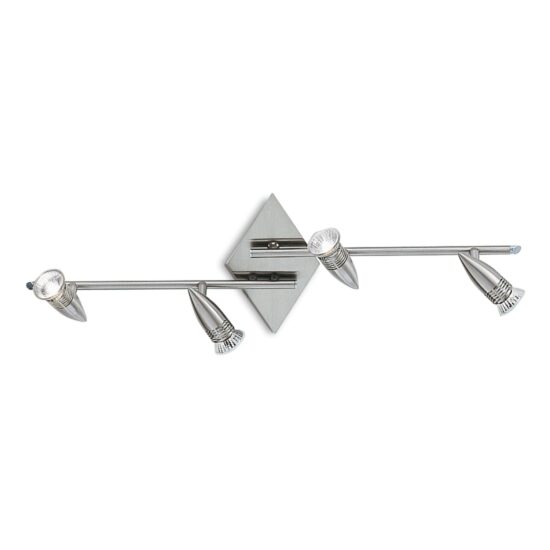 Lubinis šviestuvas ALFA PL4 NICKEL, 006321, Lima Design, Ideal Lux, Lubinis šviestuvas ALFA PL4 NICKEL, 006321