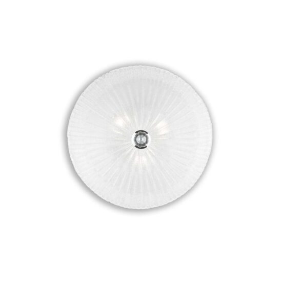 Lubinis šviestuvas SHELL PL3 TRASPARENTE, 008608, Lima Design, Ideal Lux, Lubinis šviestuvas SHELL PL3 TRASPARENTE, 008608