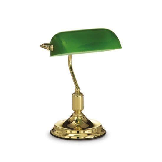 Stalinis šviestuvas LAWYER TL1 OTTONE, 013657, Lima Design, Ideal Lux, Stalinis šviestuvas LAWYER TL1 OTTONE, 013657