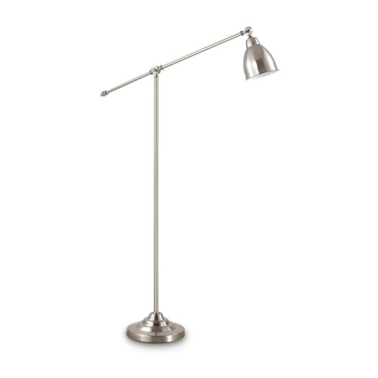 Pastatomas šviestuvas NEWTON PT1 NICKEL, 015286, Lima Design, Ideal Lux, Pastatomas šviestuvas NEWTON PT1 NICKEL, 015286