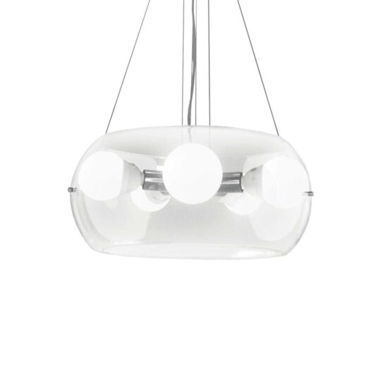 Pakabinamas šviestuvas AUDI-10 SP5 TRASPARENTE, 016863, Lima Design, Ideal Lux, Pakabinamas šviestuvas AUDI-10 SP5 TRASPARENTE, 016863