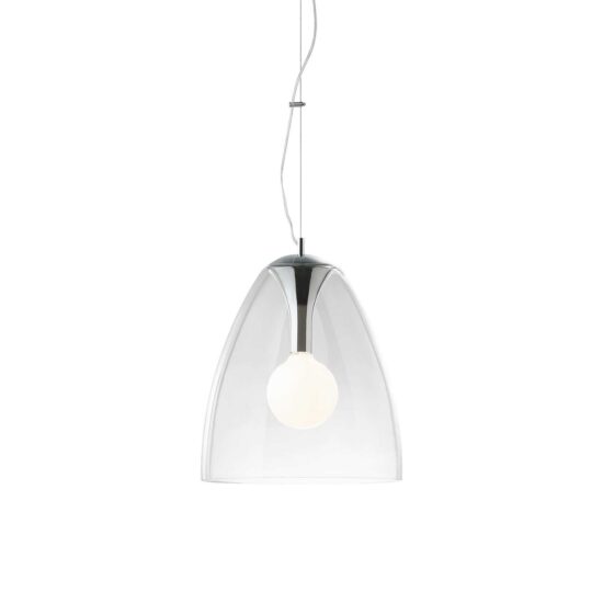 Pakabinamas šviestuvas AUDI-20 SP1 TRASPARENTE, 016931, Lima Design, Ideal Lux, Pakabinamas šviestuvas AUDI-20 SP1 TRASPARENTE, 016931