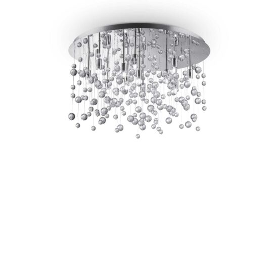 Lubinis šviestuvas NEVE PL12 CROMO, 022239, Lima Design, Ideal Lux, Lubinis šviestuvas NEVE PL12 CROMO, 022239