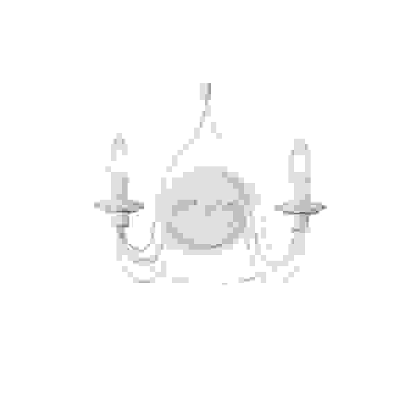 Sieninis šviestuvas CORTE AP2 BIANCO, 028460, Lima Design, Ideal Lux, Sieninis šviestuvas CORTE AP2 BIANCO, 028460