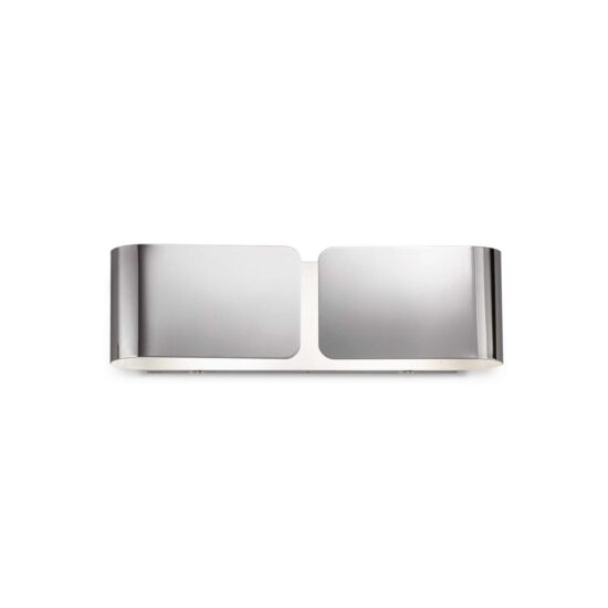 Sieninis šviestuvas CLIP AP2 SMALL CROMO, 031361, Lima Design, Ideal Lux, Sieninis šviestuvas CLIP AP2 SMALL CROMO, 031361