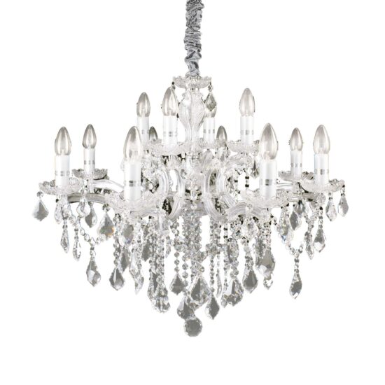Pakabinamas šviestuvas FLORIAN SP12 CROMO, 035604, Lima Design, Ideal Lux, Pakabinamas šviestuvas FLORIAN SP12 CROMO, 035604
