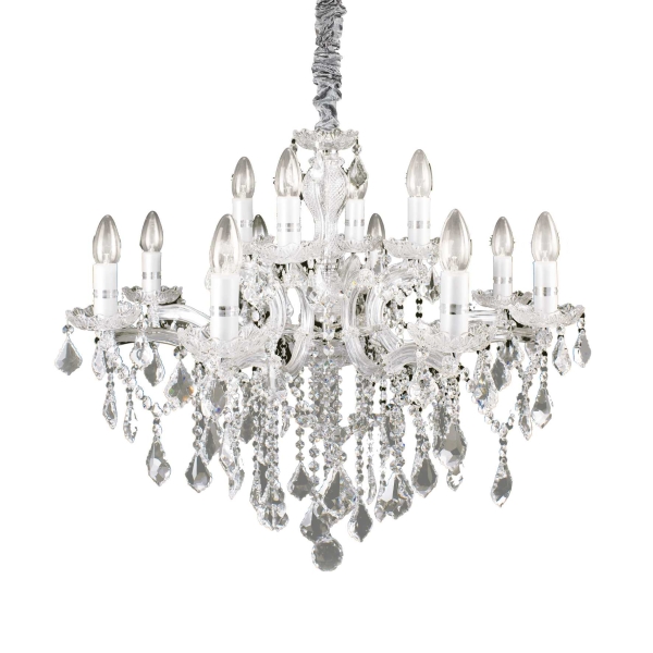 Pakabinamas šviestuvas FLORIAN SP12 CROMO, 035604, Lima Design, Ideal Lux, Pakabinamas šviestuvas FLORIAN SP12 CROMO, 035604