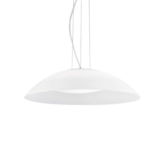 Pakabinamas šviestuvas LENA SP3 D64 BIANCO, 035727, Lima Design, Ideal Lux, Pakabinamas šviestuvas LENA SP3 D64 BIANCO, 035727