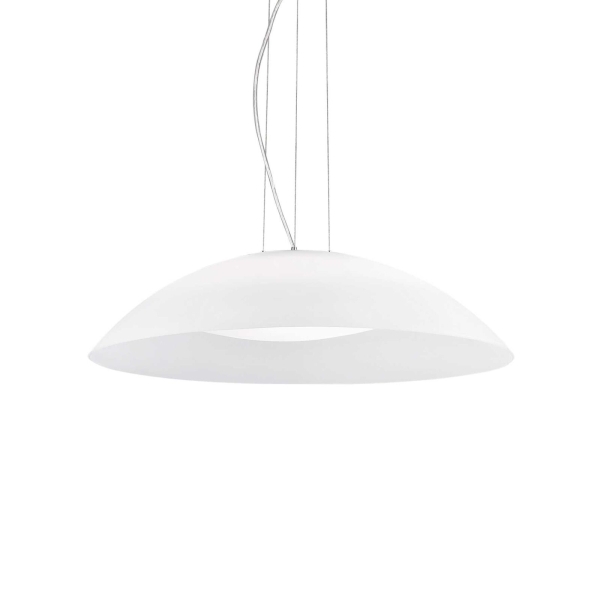 Pakabinamas šviestuvas LENA SP3 D64 BIANCO, 035727, Lima Design, Ideal Lux, Pakabinamas šviestuvas LENA SP3 D64 BIANCO, 035727