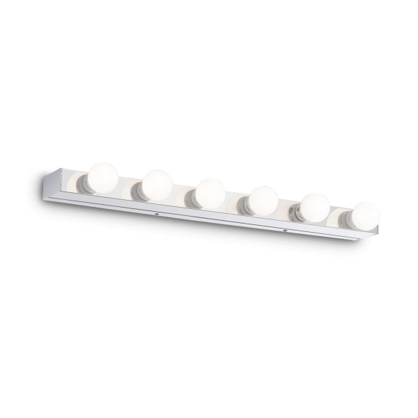 Sieninis šviestuvas PRIVE' AP6 CROMO, 045627, Lima Design, Ideal Lux, Sieninis šviestuvas PRIVE' AP6 CROMO, 045627