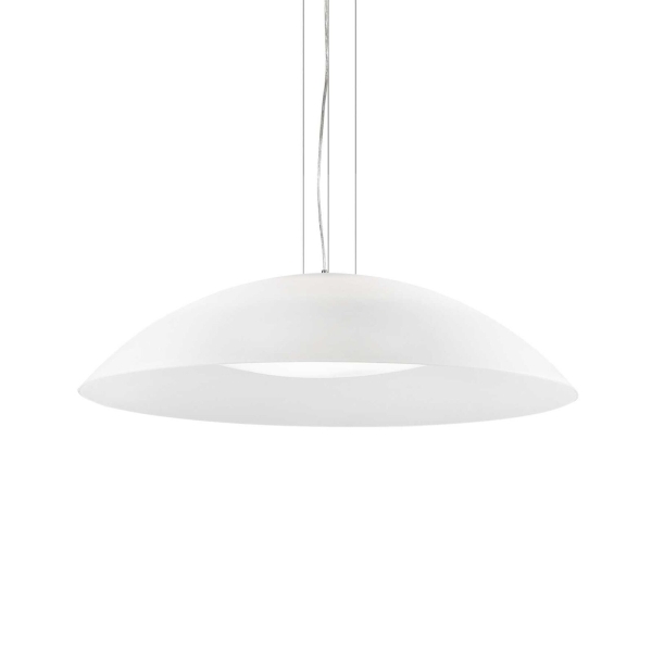Pakabinamas šviestuvas LENA SP3 D74 BIANCO, 052786, Lima Design, Ideal Lux, Pakabinamas šviestuvas LENA SP3 D74 BIANCO, 052786