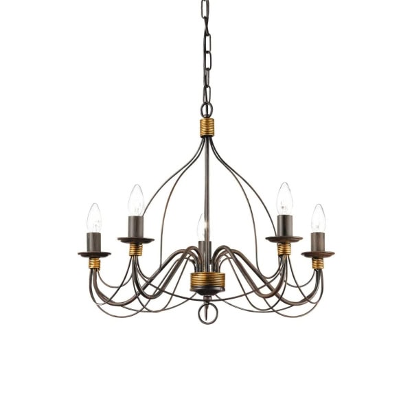 Pakabinamas šviestuvas CORTE SP5 RUGGINE, 057187, Lima Design, Ideal Lux, Pakabinamas šviestuvas CORTE SP5 RUGGINE, 057187