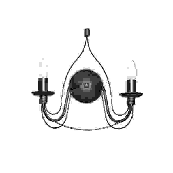 Sieninis šviestuvas CORTE AP2 RUGGINE, 057200, Lima Design, Ideal Lux, Sieninis šviestuvas CORTE AP2 RUGGINE, 057200