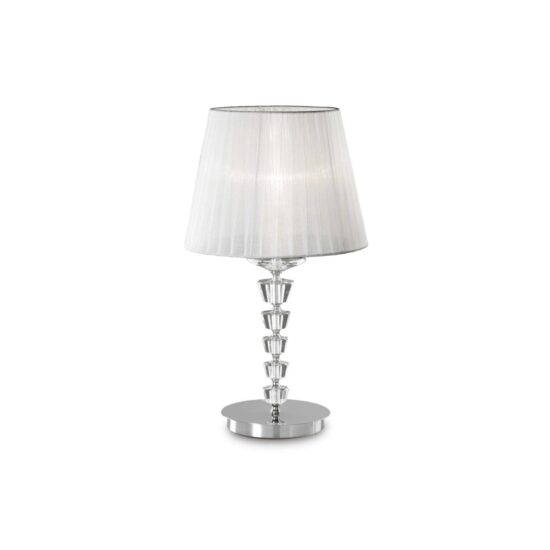 Stalinis šviestuvas PEGASO TL1 BIG BIANCO, 059259, Lima Design, Ideal Lux, Stalinis šviestuvas PEGASO TL1 BIG BIANCO, 059259