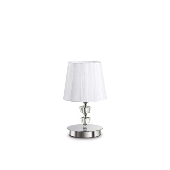 Stalinis šviestuvas PEGASO TL1 SMALL BIANCO, 059266, Lima Design, Ideal Lux, Stalinis šviestuvas PEGASO TL1 SMALL BIANCO, 059266