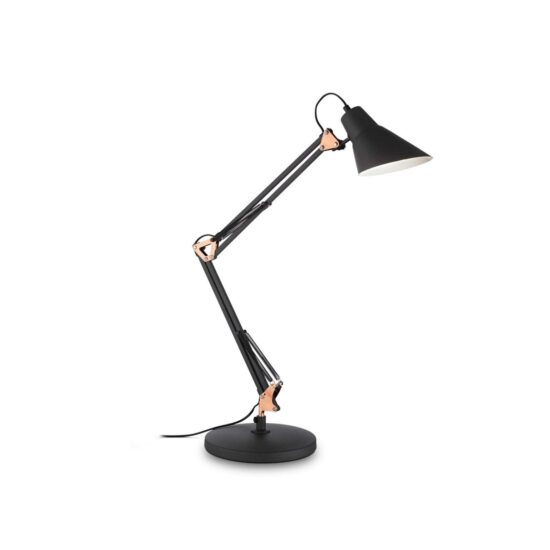 Stalinis šviestuvas SALLY TL1 NERO RAME, 061160, Lima Design, Ideal Lux, Stalinis šviestuvas SALLY TL1 NERO RAME, 061160