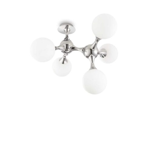 Lubinis šviestuvas NODI PL5 BIANCO, 073712, Lima Design, Ideal Lux, Lubinis šviestuvas NODI PL5 BIANCO, 073712