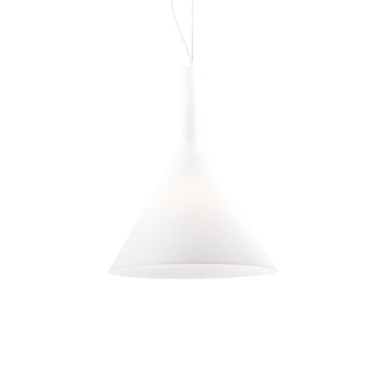 Pakabinamas šviestuvas COCKTAIL SP1 BIG BIANCO, 074313, Lima Design, Ideal Lux, Pakabinamas šviestuvas COCKTAIL SP1 BIG BIANCO, 074313