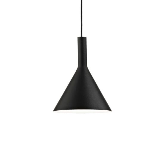 Pakabinamas šviestuvas COCKTAIL SP1 SMALL NERO, 074344, Lima Design, Ideal Lux, Pakabinamas šviestuvas COCKTAIL SP1 SMALL NERO, 074344