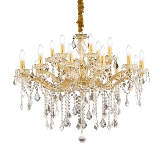 Pakabinamas šviestuvas FLORIAN SP18 ORO, 075181, Lima Design, Ideal Lux, Pakabinamas šviestuvas FLORIAN SP18 ORO, 075181