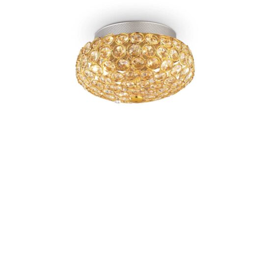Lubinis šviestuvas KING PL3 ORO, 075402, Lima Design, Ideal Lux, Lubinis šviestuvas KING PL3 ORO, 075402