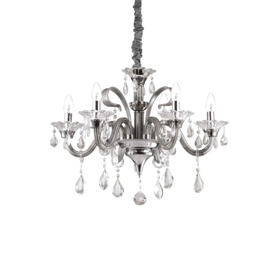 Pakabinamas šviestuvas COLOSSAL SP6 GRIGIO, 081502, Lima Design, Ideal Lux, Pakabinamas šviestuvas COLOSSAL SP6 GRIGIO, 081502