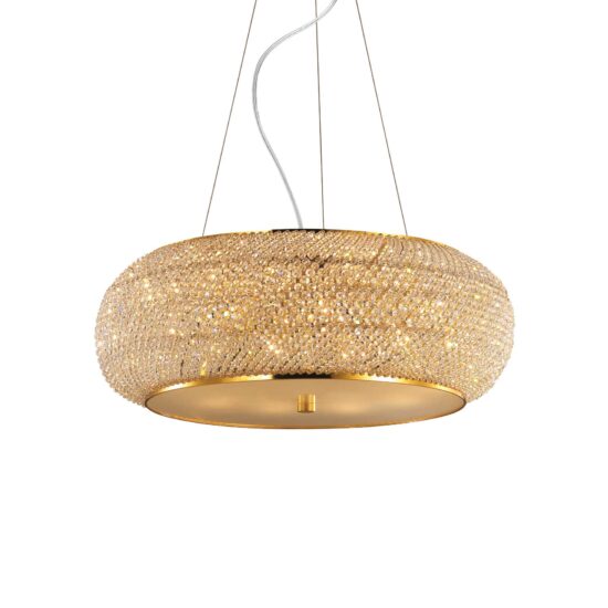 Pakabinamas šviestuvas PASHA' SP10 ORO, 082257, Lima Design, Ideal Lux, Pakabinamas šviestuvas PASHA' SP10 ORO, 082257