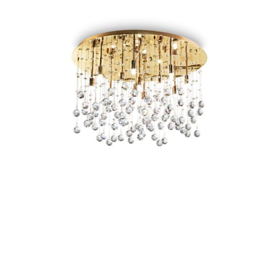 Lubinis šviestuvas MOONLIGHT PL12 ORO, 082783, Lima Design, Ideal Lux, Lubinis šviestuvas MOONLIGHT PL12 ORO, 082783