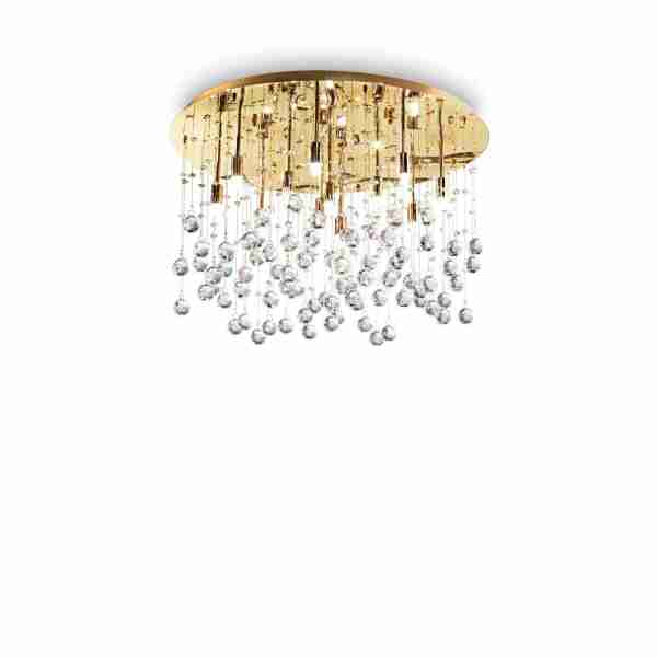 Lubinis šviestuvas MOONLIGHT PL12 ORO, 082783, Lima Design, Ideal Lux, Lubinis šviestuvas MOONLIGHT PL12 ORO, 082783