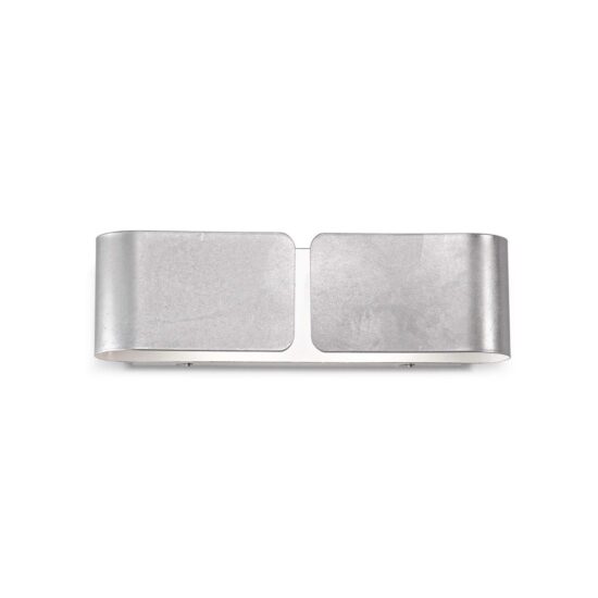 Sieninis šviestuvas CLIP AP2 SMALL ARGENTO, 088273, Lima Design, Ideal Lux, Sieninis šviestuvas CLIP AP2 SMALL ARGENTO, 088273