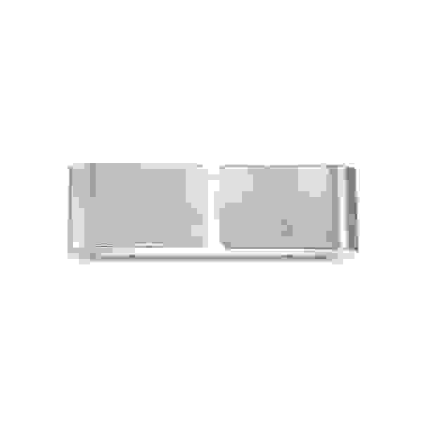 Sieninis šviestuvas CLIP AP2 SMALL ARGENTO, 088273, Lima Design, Ideal Lux, Sieninis šviestuvas CLIP AP2 SMALL ARGENTO, 088273