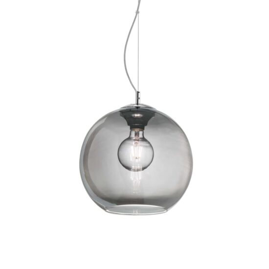 Pakabinamas šviestuvas NEMO SP1 D30 FUME', 094236, Lima Design, Ideal Lux, Pakabinamas šviestuvas NEMO SP1 D30 FUME', 094236