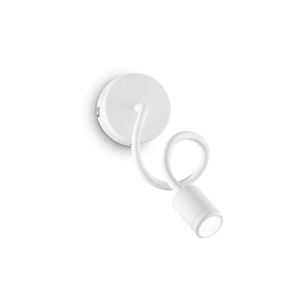 Sieninis šviestuvas FOCUS-1 AP BIANCO, 097183, Lima Design, Ideal Lux, Sieninis šviestuvas FOCUS-1 AP BIANCO, 097183