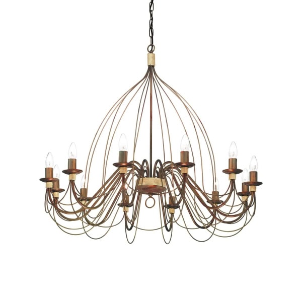 Pakabinamas šviestuvas CORTE SP12 RUGGINE, 097671, Lima Design, Ideal Lux, Pakabinamas šviestuvas CORTE SP12 RUGGINE, 097671