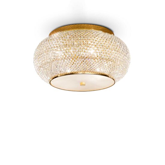 Lubinis šviestuvas PASHA' PL6 ORO, 100807, Lima Design, Ideal Lux, Lubinis šviestuvas PASHA' PL6 ORO, 100807