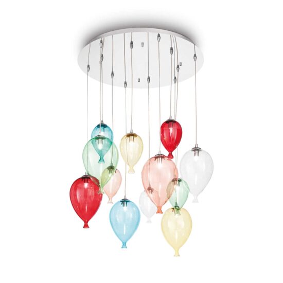 Pakabinamas šviestuvas CLOWN SP12 COLOR, 100951, Lima Design, Ideal Lux, Pakabinamas šviestuvas CLOWN SP12 COLOR, 100951