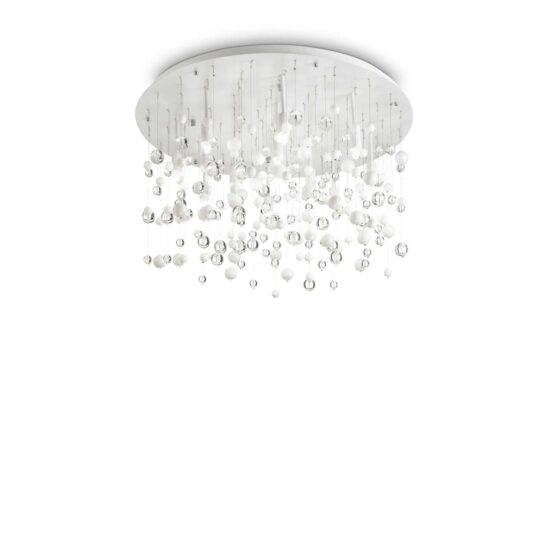 Lubinis šviestuvas NEVE PL12 BIANCO, 101187, Lima Design, Ideal Lux, Lubinis šviestuvas NEVE PL12 BIANCO, 101187