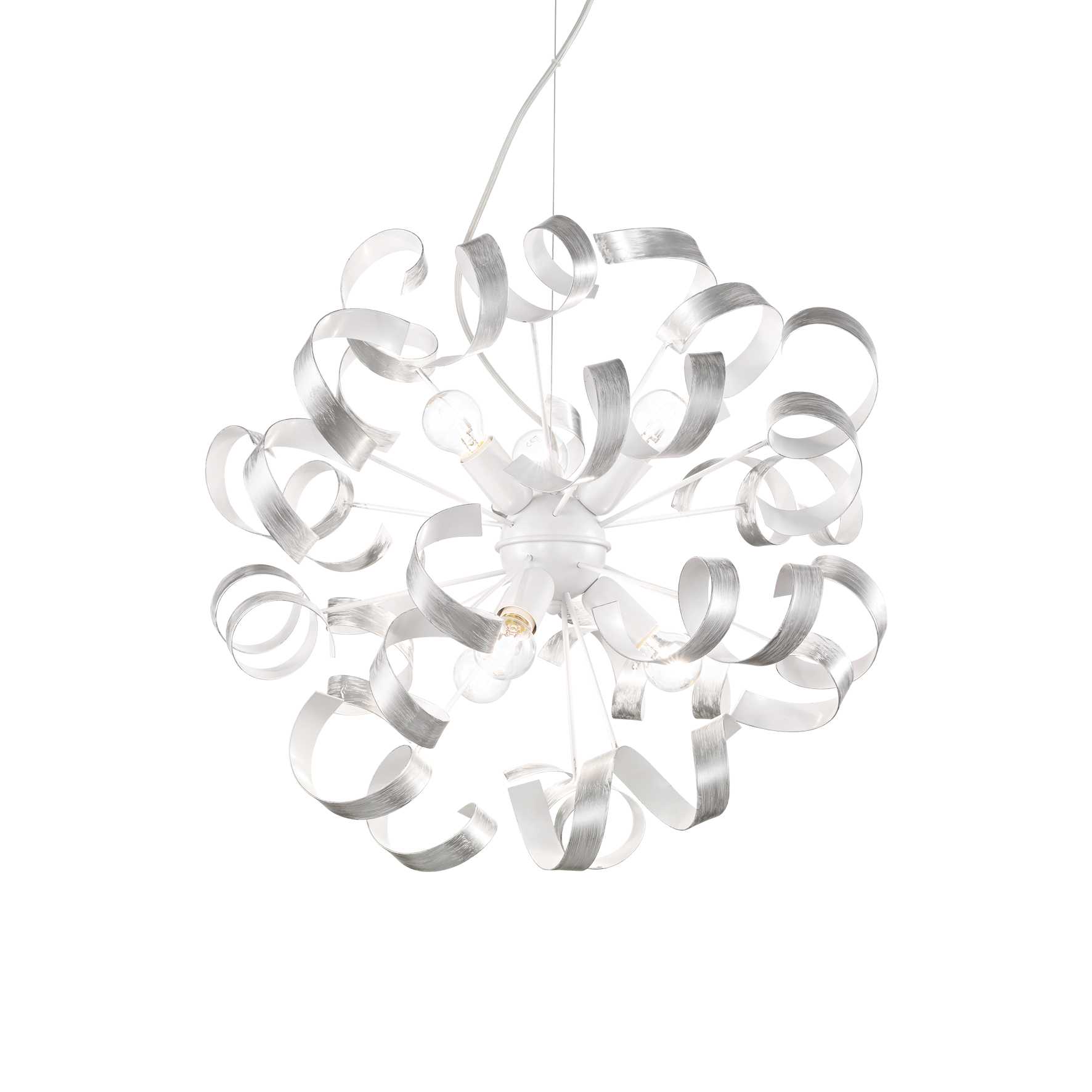 Pakabinamas šviestuvas VORTEX SP6 ARGENTO, 101613 1 Pakabinamas šviestuvas VORTEX SP6 ARGENTO, 101613, Lima Design, Ideal Lux, Pakabinamas šviestuvas VORTEX SP6 ARGENTO, 101613