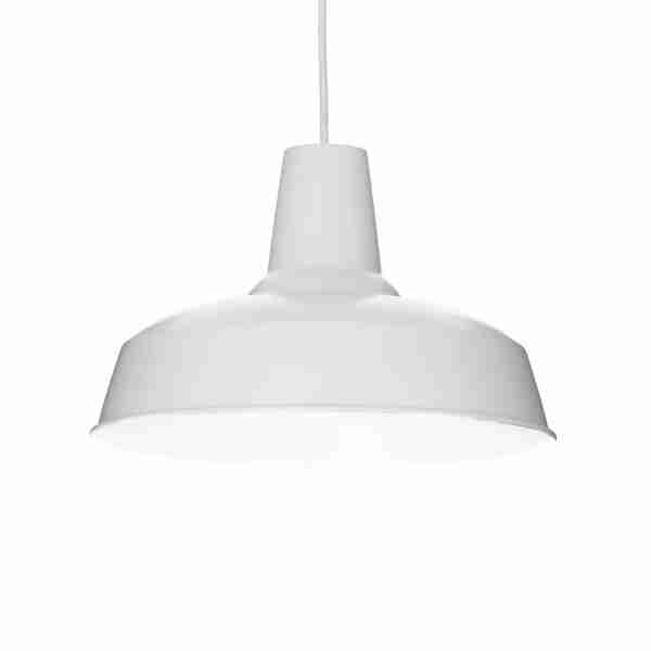 Pakabinamas šviestuvas MOBY SP1 BIANCO, 102047, Lima Design, Ideal Lux, Pakabinamas šviestuvas MOBY SP1 BIANCO, 102047