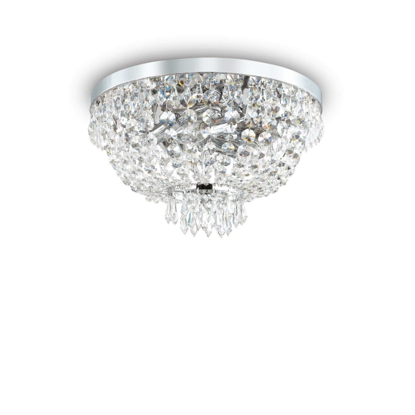 Lubinis šviestuvas CAESAR PL5 CROMO, 103792, Lima Design, Ideal Lux, Lubinis šviestuvas CAESAR PL5 CROMO, 103792