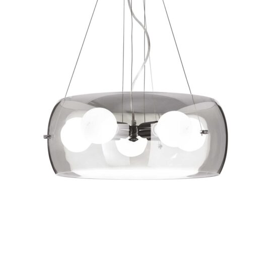 Pakabinamas šviestuvas AUDI-10 SP5 FUME', 103983, Lima Design, Ideal Lux, Pakabinamas šviestuvas AUDI-10 SP5 FUME', 103983