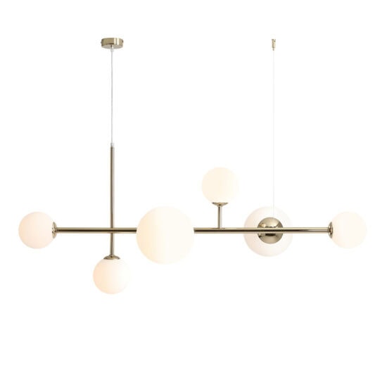 Pakabinamas šviestuvas DIONE 6 GOLD, Lima Design, Aldex, Pakabinamas šviestuvas DIONE 6 GOLD