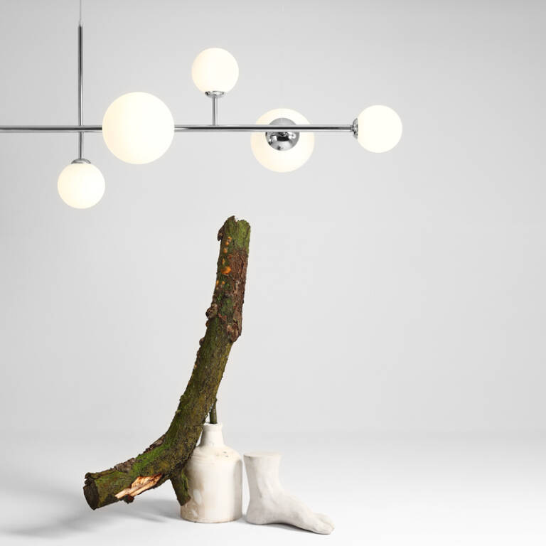 Pakabinamas šviestuvas DIONE 6 CHROM, Lima Design, Aldex, Pakabinamas šviestuvas DIONE 6 CHROM