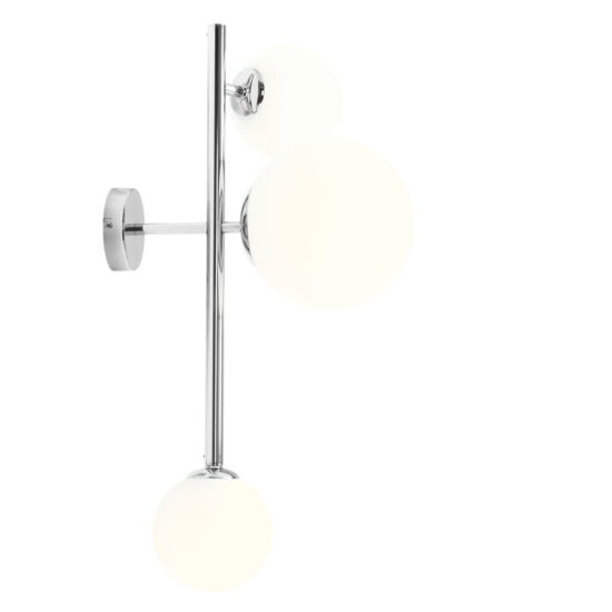 Sieninis šviestuvas DIONE 3 CHROM, Lima Design, Aldex, Sieninis šviestuvas DIONE 3 CHROM