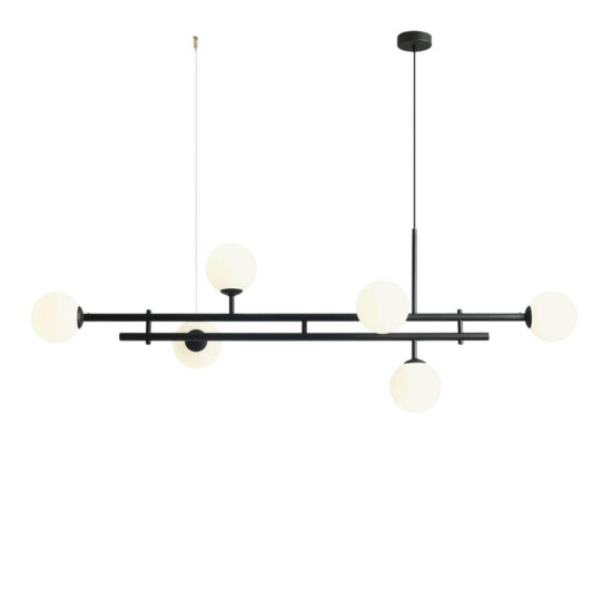 Pakabinamas šviestuvas HARMONY 6 BLACK, Lima Design, Aldex, Pakabinamas šviestuvas HARMONY 6 BLACK