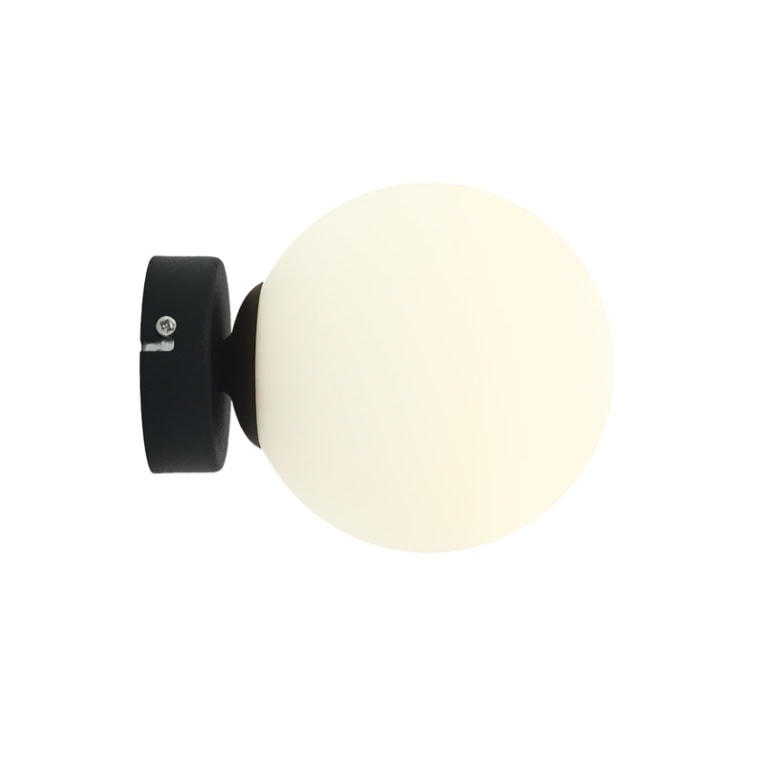 Sieninis šviestuvas BALL BLACK S, Lima Design, Aldex, Sieninis šviestuvas BALL BLACK S